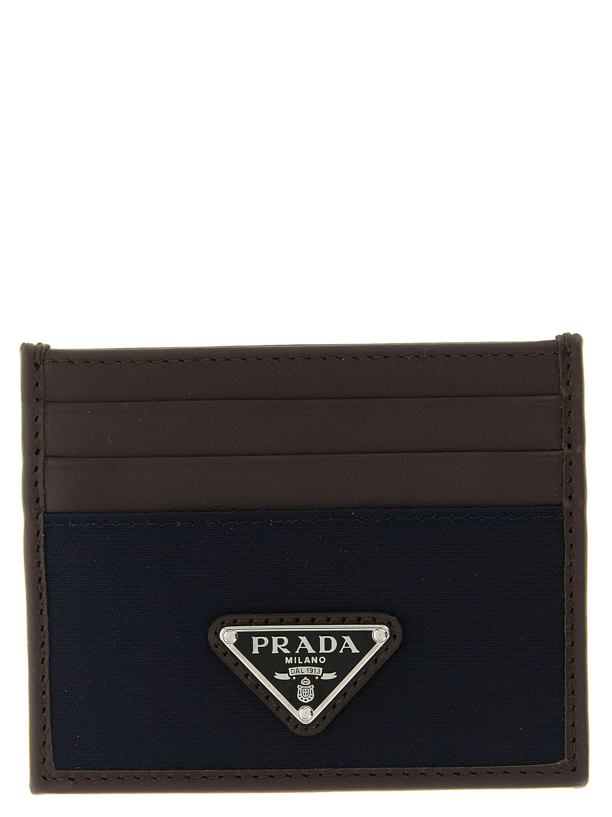 Prada Blue Recycled Polyamide Cardholder