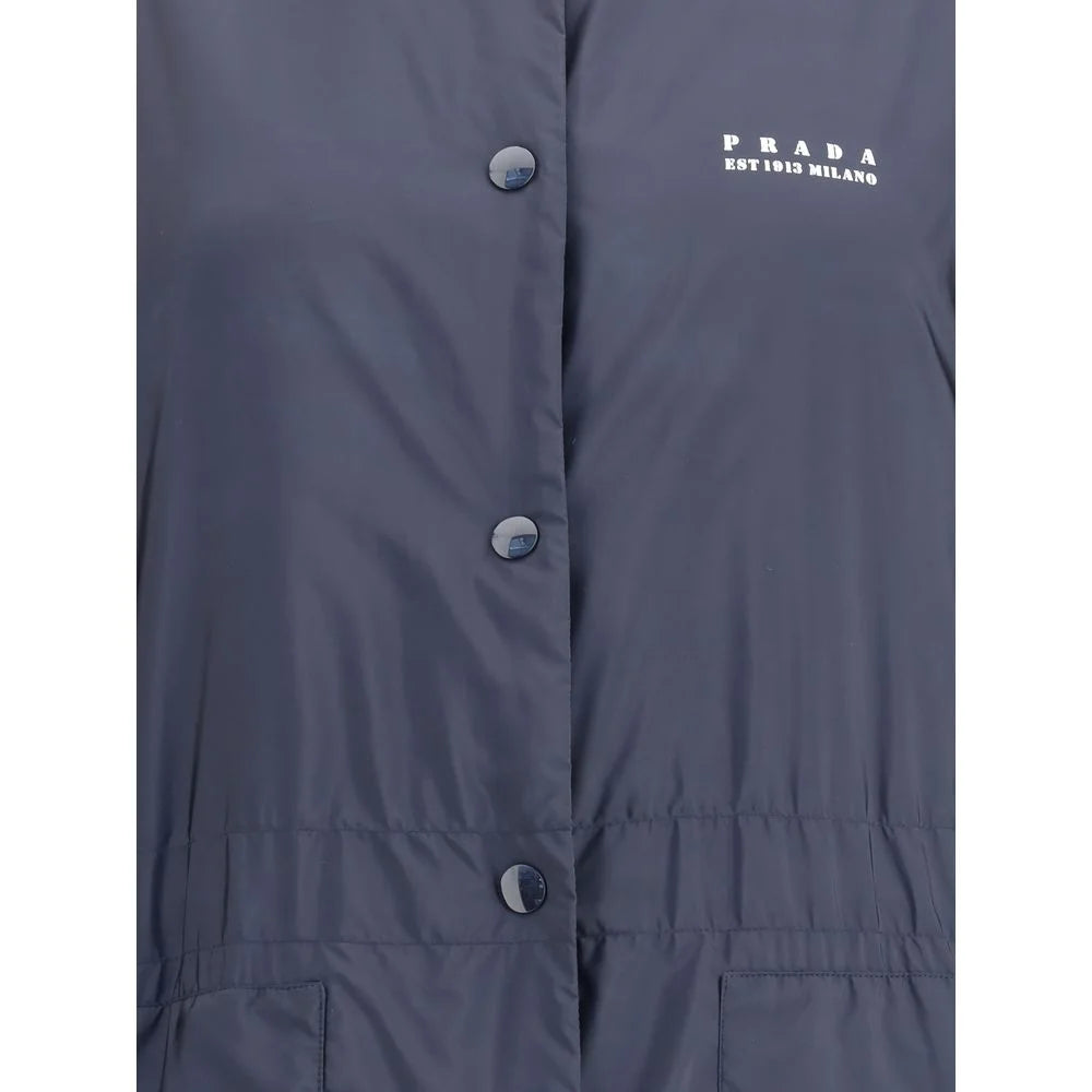 Prada Blue Recycled Polyamide Clothing - IT36 | XS