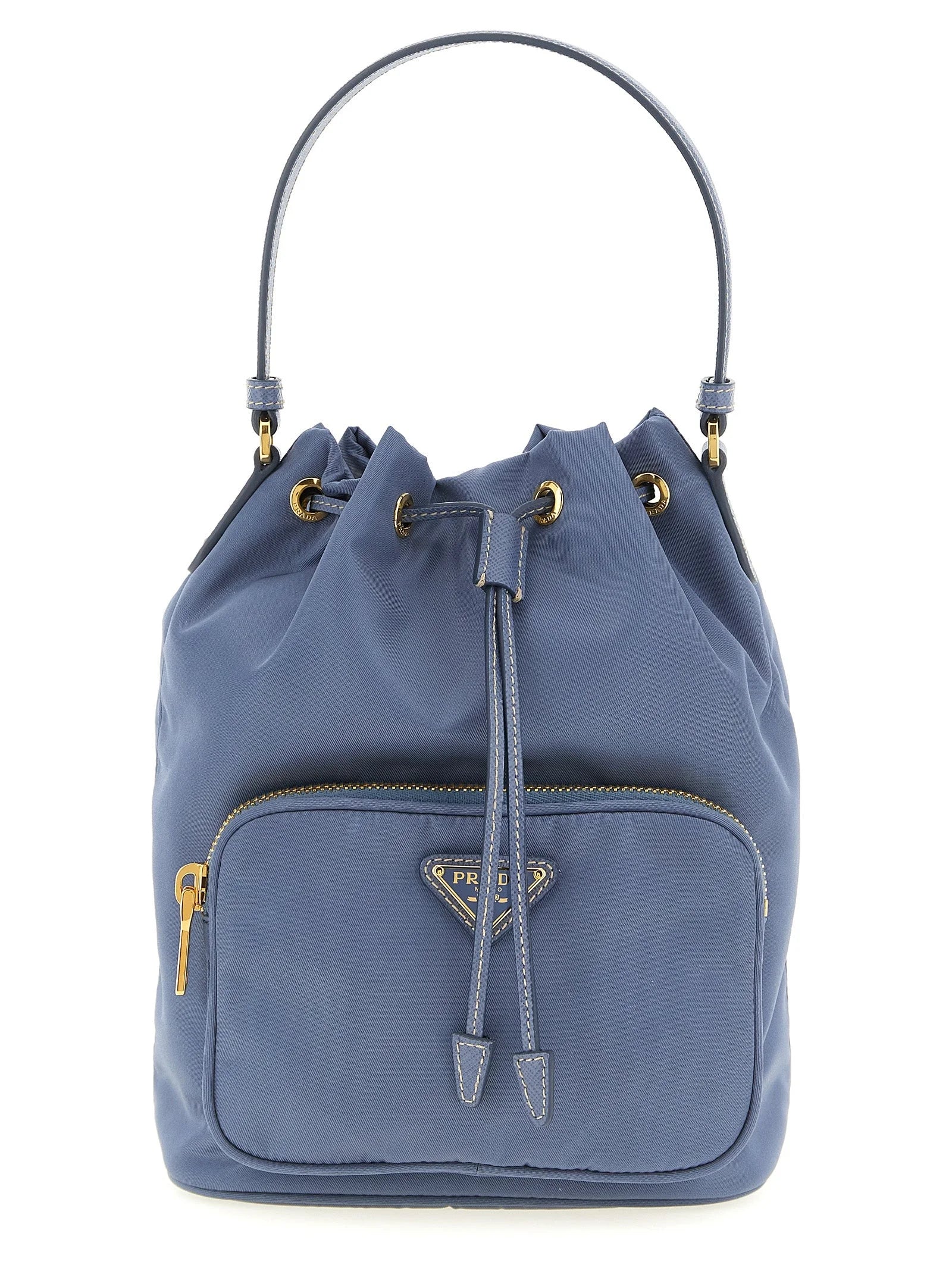 Prada Blue Recycled Polyamide Handbag