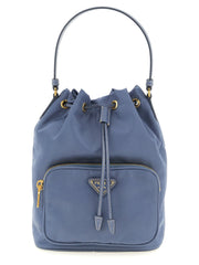 Prada Blue Recycled Polyamide Handbag