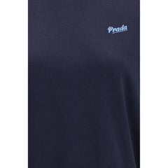 Prada Blue Silk Sweatshirt