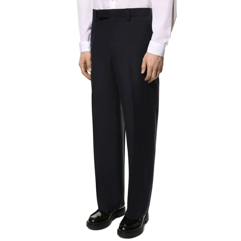 Prada Blue Wool Dress Pants - IT50 | L
