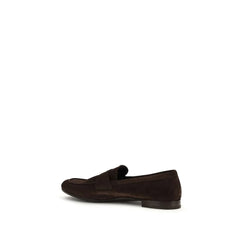 Prada Brune kalvelæder Bos Taurus loafers