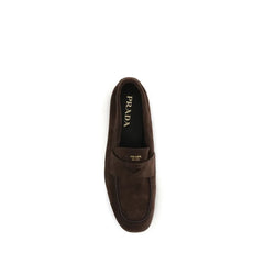 Prada Brune kalvelæder Bos Taurus loafers