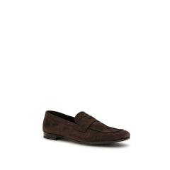 Prada Brune kalvelæder Bos Taurus loafers