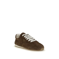 Prada Brown Calf Leather Bos Taurus Sneakers - EU36.5/US6.5