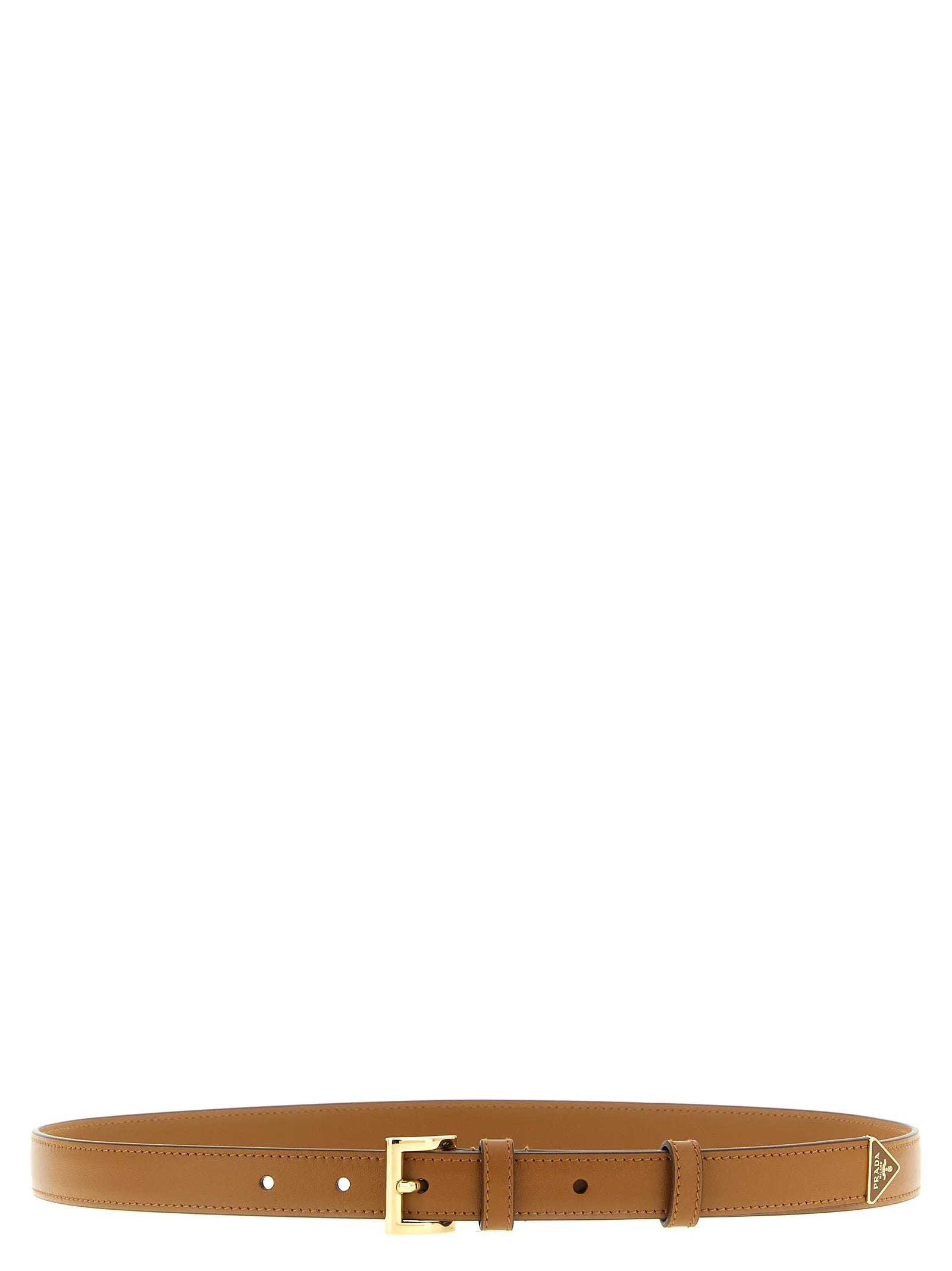 Prada Brown Calfskin Regular Belt - 90 cm / 36 Inches