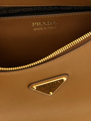 Prada Brown Calfskin Shoulder Bag