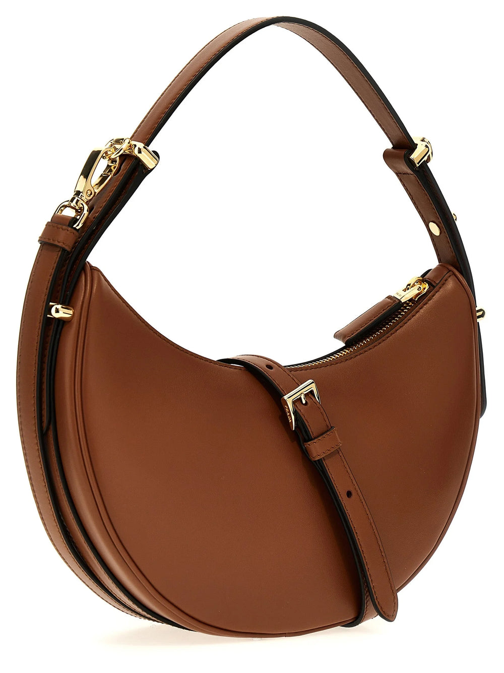 Prada Brown Calfskin Shoulder Bag