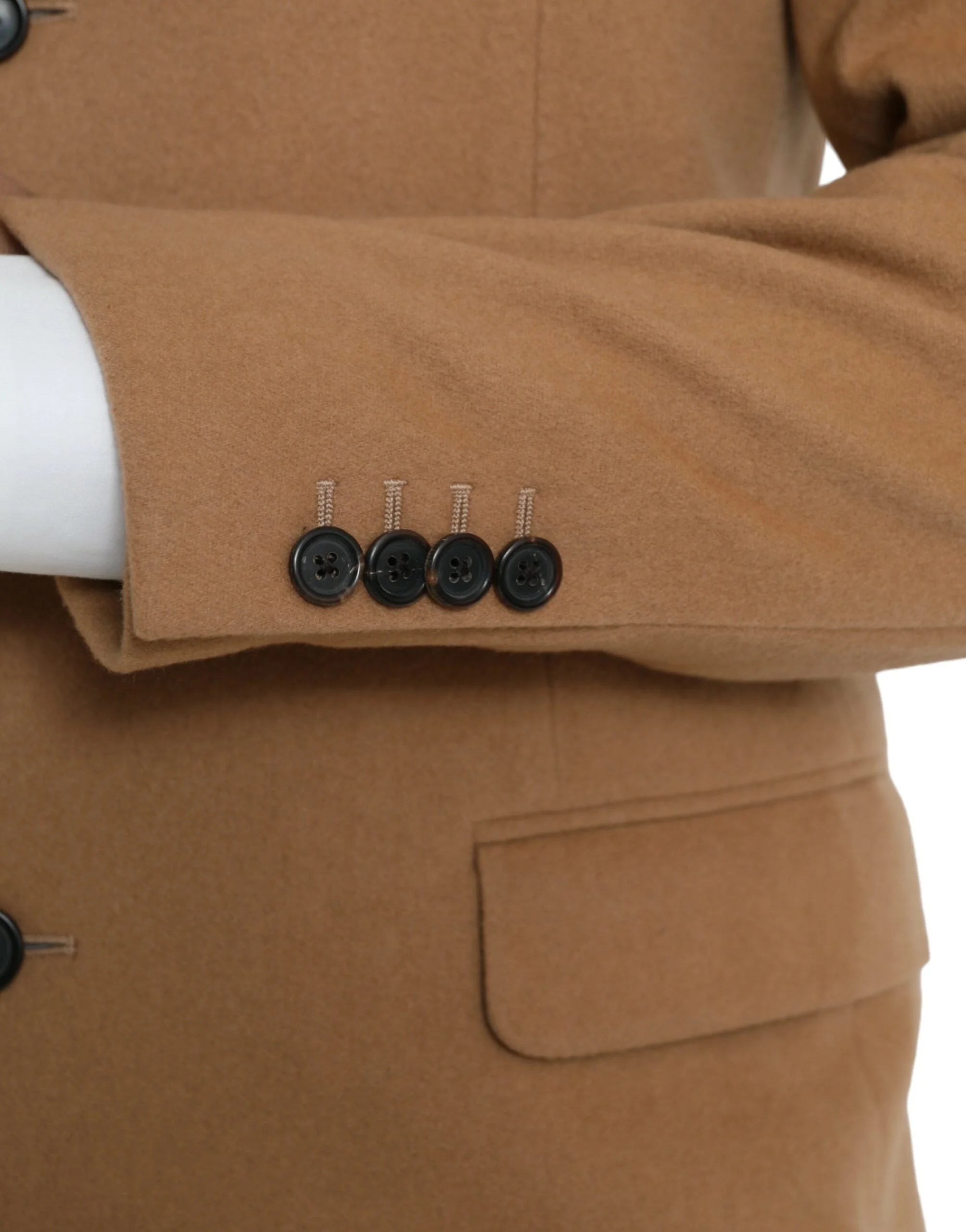 Prada Brown Cashmere 2 Piece Single Breasted Suit - Pant Suits