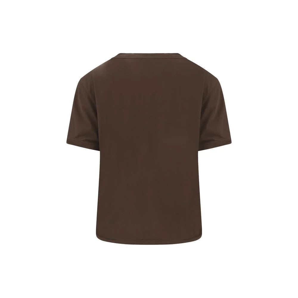 Prada Brown Cotton T-Shirt - M