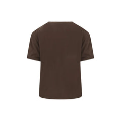 Prada Brown Cotton T-Shirt - M