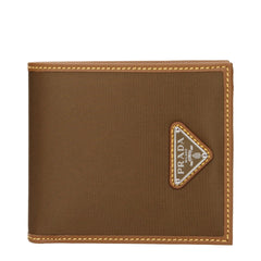 Prada Brown Fabric Wallets