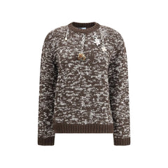 Prada Brown Fleece Wool Sweatshirt - IT40 | M
