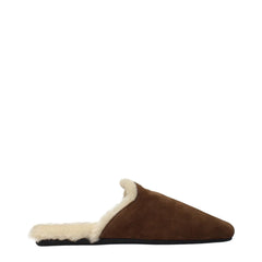Prada Brown Leather Slippers - EU36.5/US6.5