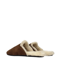 Prada Brown Leather Slippers - EU36.5/US6.5