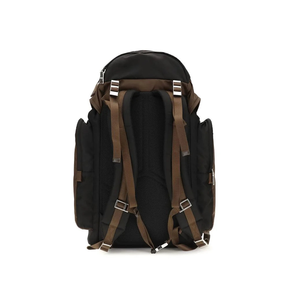 Prada Brown Recycled Polyamide Backpack