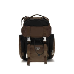 Prada Brown Recycled Polyamide Backpack