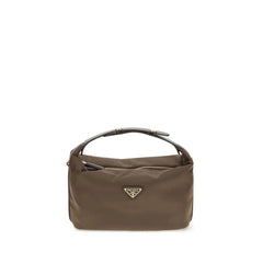 Prada Brown Recycled Polyamide Shoulder Bag