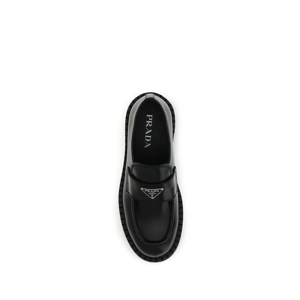Prada Double Chocolate Loafers - Flats