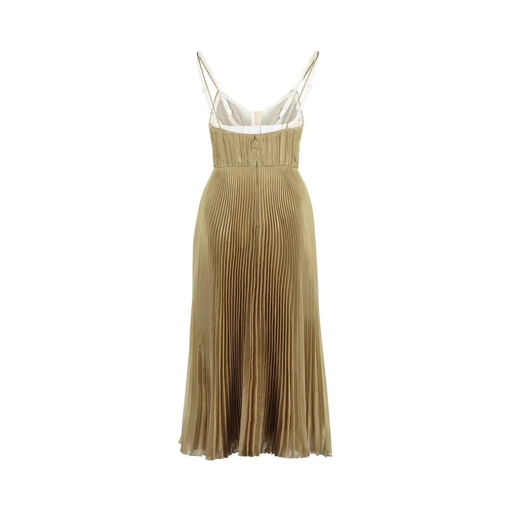 Prada Gold Polyester Casual Dress - 40