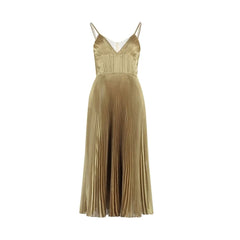 Prada Gold Polyester Casual Dress - 40