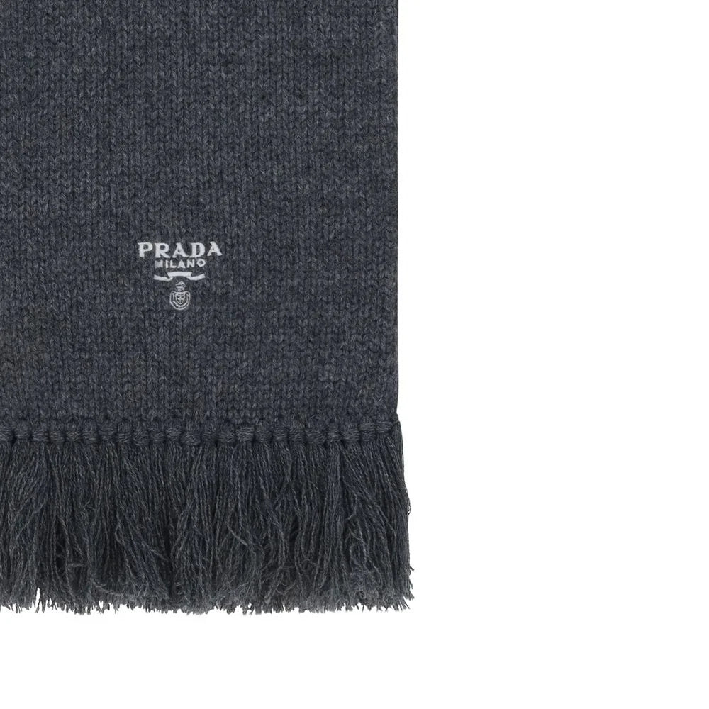 Cachecol de Cashmere Cinzento Prada