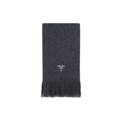 Prada Gray Cashmere Scarf