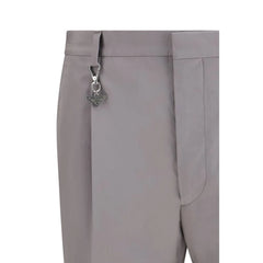 Prada Gray Cotton Dress Pants