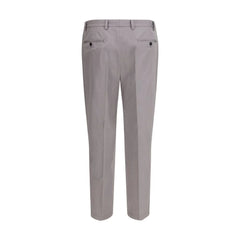 Prada Gray Cotton Dress Pants
