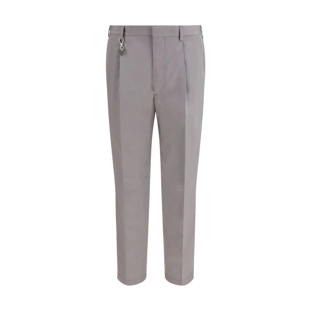 Prada Gray Cotton Dress Pants - IT54 | XXL