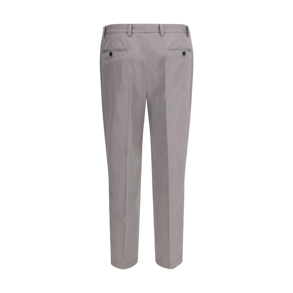 Prada Gray Cotton Dress Pants - IT54 | XXL
