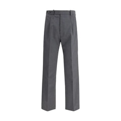 Prada Gray Fleece Wool Dress Pants