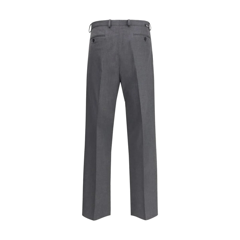 Prada Gray Fleece Wool Dress Pants