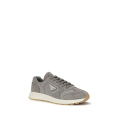 Prada Gray Recycled Polyamide Athletic Sneakers - EU40/US7