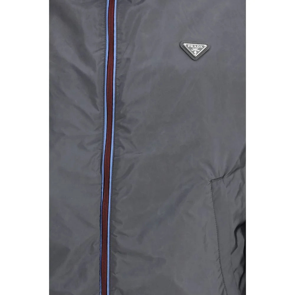 Prada Gray Recycled Polyamide Clothing