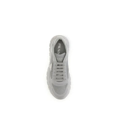 Prada Gray Rubber Athletic Sneakers