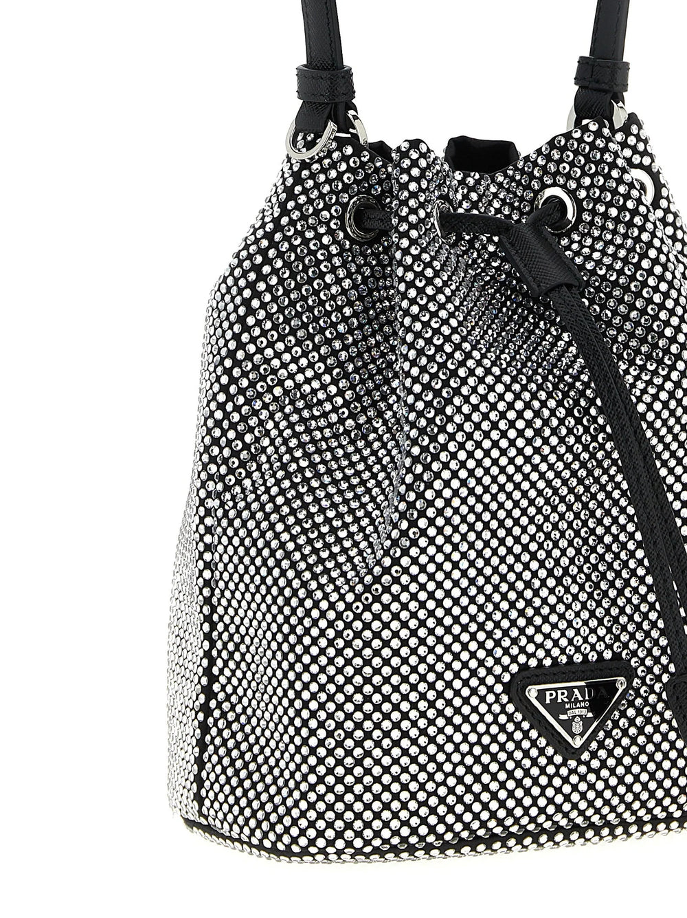 Prada Gray Viscose Handbag