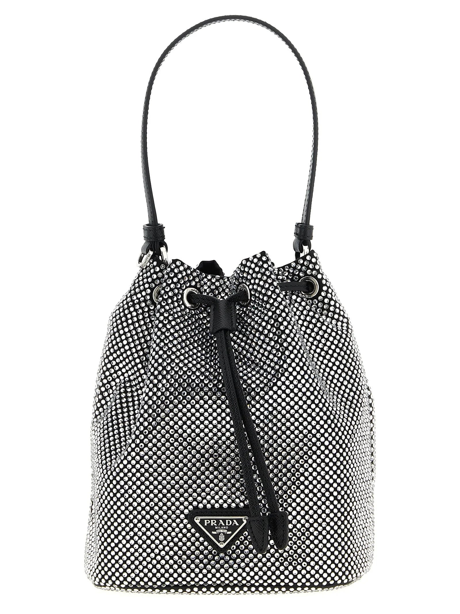 Prada Gray Viscose Handbag