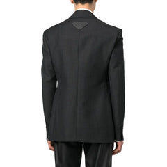 Prada Gray Wool Blazer - IT50 | L