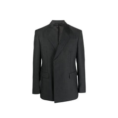 Prada Gray Wool Blazer - IT50 | L