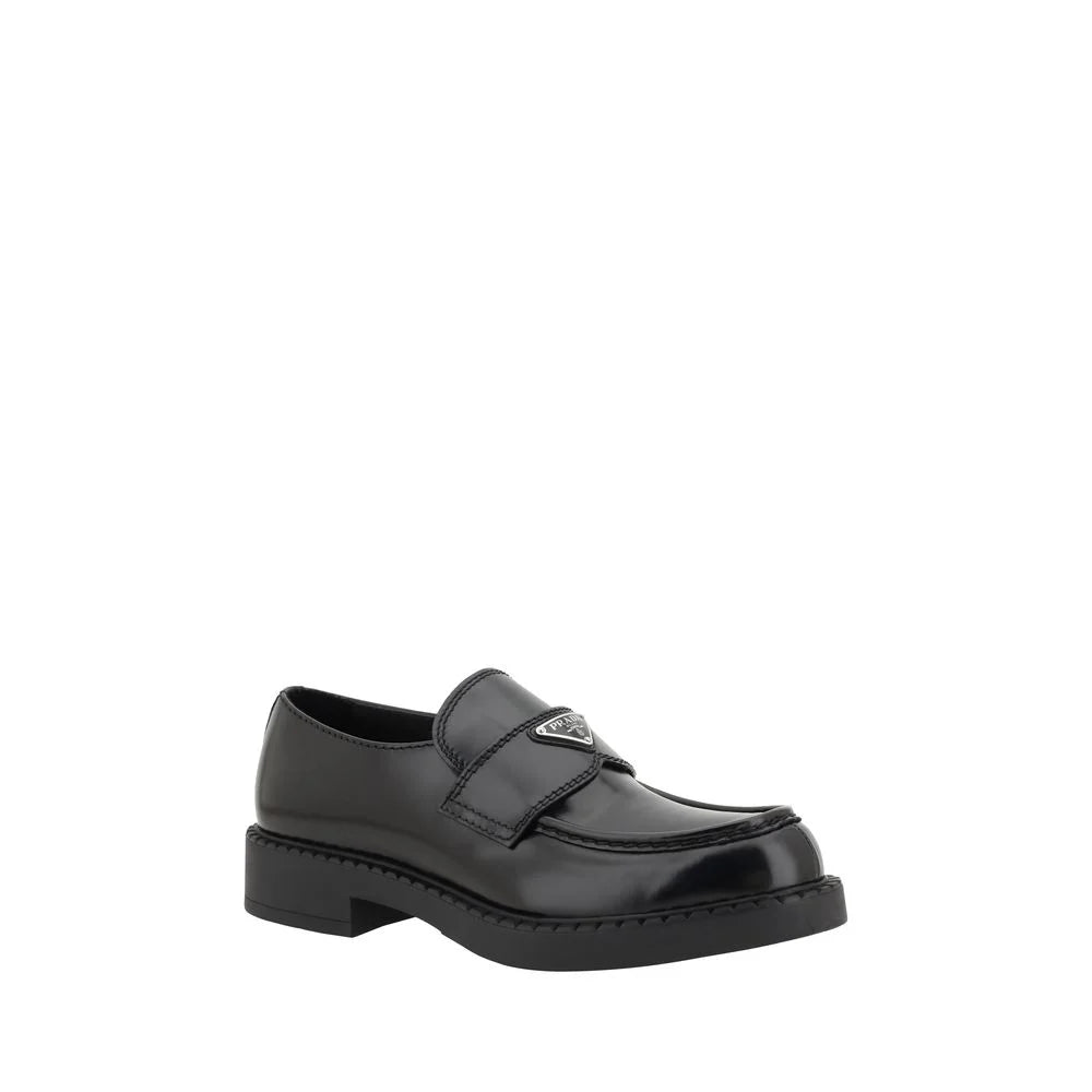 Prada Leather Loafers - Flats