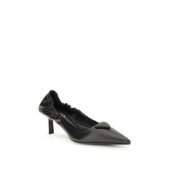 Prada Leather logo Pumps - Heels