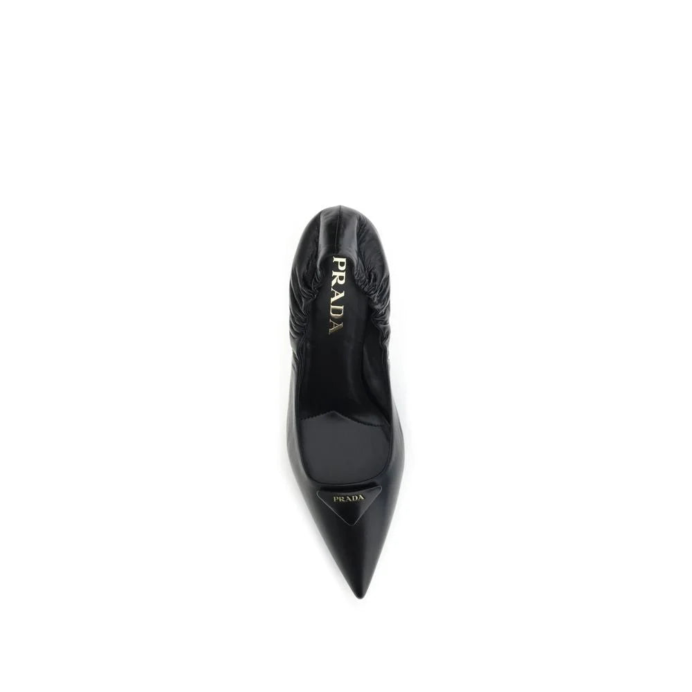 Prada Leather logo Pumps - Heels