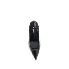 Prada Leather logo Pumps - Heels