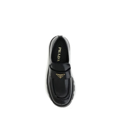 Prada Leather Monolith Loafers