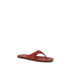 Prada Multicolor Calf Leather Bos Taurus Flat Sandals