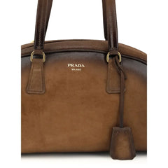 Prada Multicolor Calf Leather Bos Taurus Handbag - Satchel Bags
