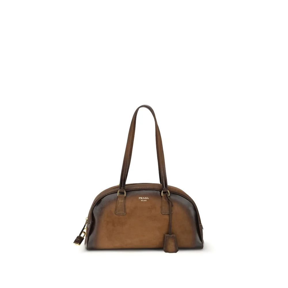 Prada Multicolor Calf Leather Bos Taurus Handbag - Satchel Bags