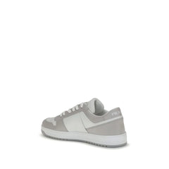 Prada Multicolor Calf Leather Bos Taurus Low Top Sneakers